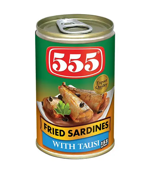 555 Fried Sardines with Tausi 155g