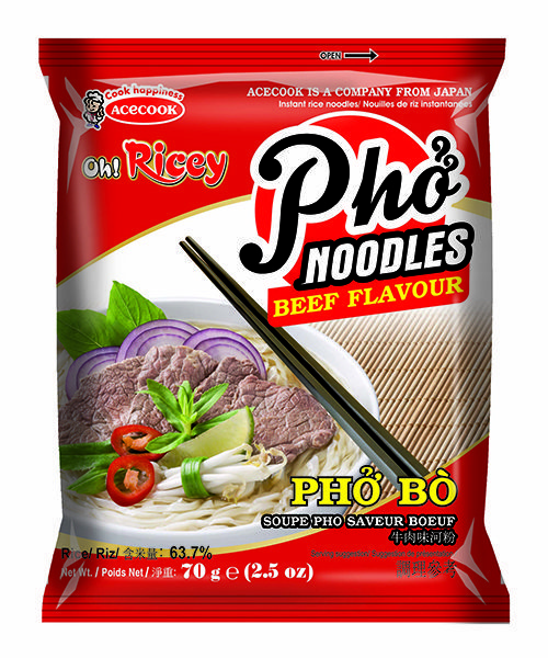 Oh! Ricey Instant Rice Noodles Beef Flav 77g