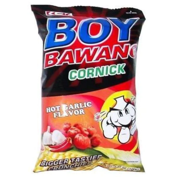 Boy Bawang Hot Garlic Cornick 100g