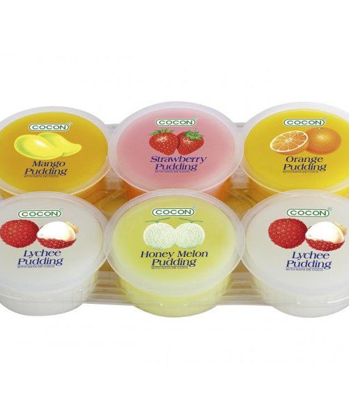 Coco Nata De Coco Pudding Assorted 6x80g Cocon Nata de Coco Pudding Assorted 80g