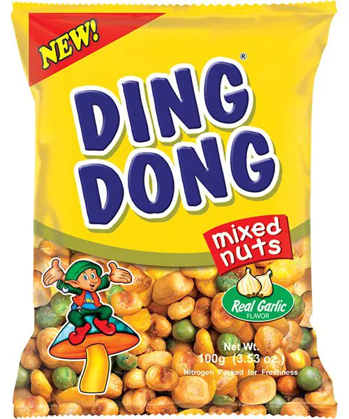 Ding Dong mixed nuts real garlic 100g