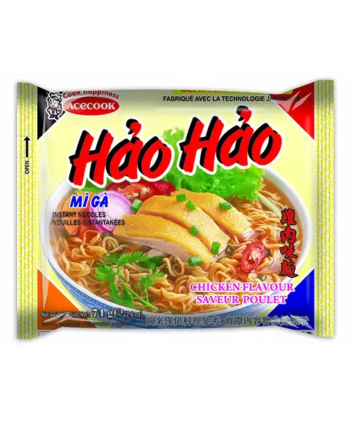 Hao Hao Instant Noodles Chicken Flavour 74g