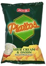 J&J Piattos Snack Sour Cream and Onion 85g