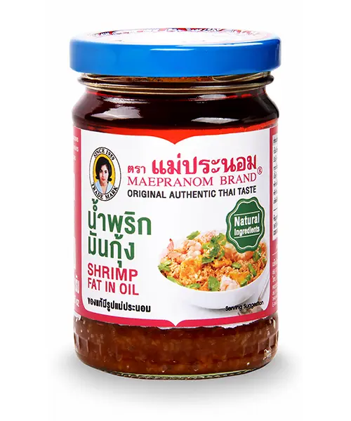 Mae pranom shrimp paste in oil 180g