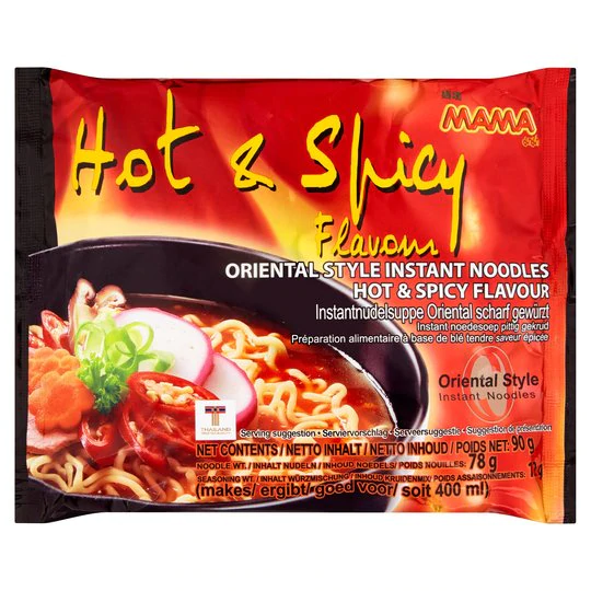 Mama Korean Udon Hot & Spicy 90g