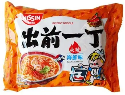 N454-Nissin-Spicy-Seafood-100g Nissin Demae Ramen Spicy Seafood 100g