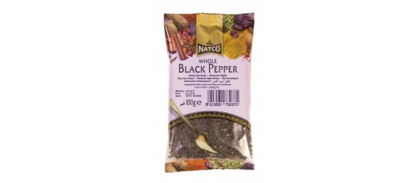Natco Black Pepper Whole 100g