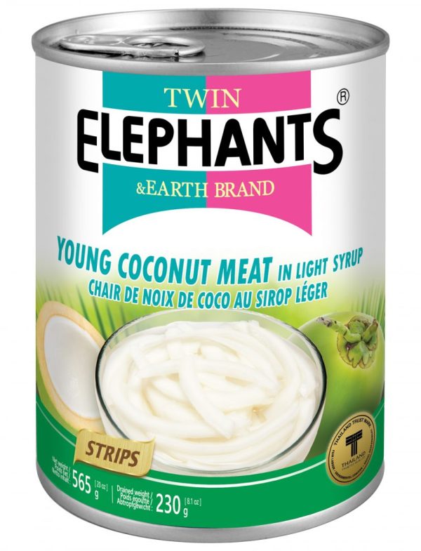 T.E. Young Coconut Meat (Stppd) in Syrup 565g
