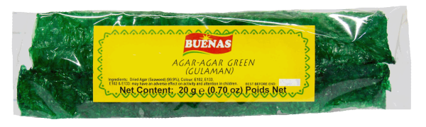 Buenas Agar Agar Strips Green 20g