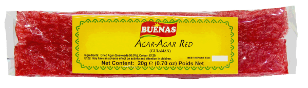 Buenas Agar Agar Strips Red 20g