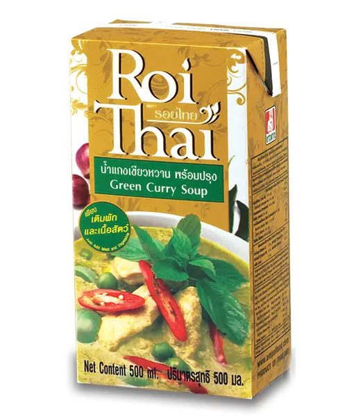 Roi Thai Green Curry Cooking Sauce 500ml Roi Thai GREEN Curry Cooking Sauce 250ml