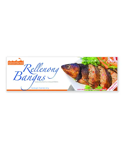 Fisher Farms frozen cooked stuffed milkfish 325g
