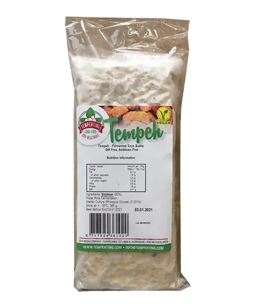 Frozen tempeh fermented soya bean 400g