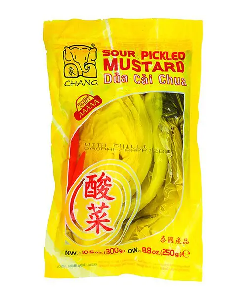 Chang Pickled Sour Mustard with Chilli 300g