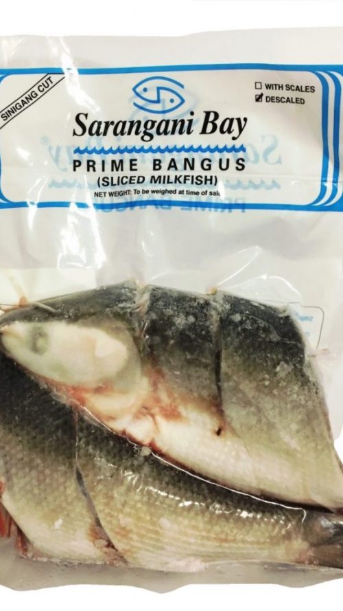 Sarangani Bay Milkfish Descaled Gutted Gilled and Sliced 800g
