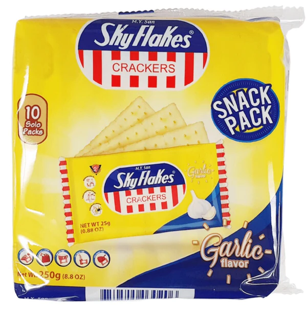 Skyflakes Crackers Garlic 250g