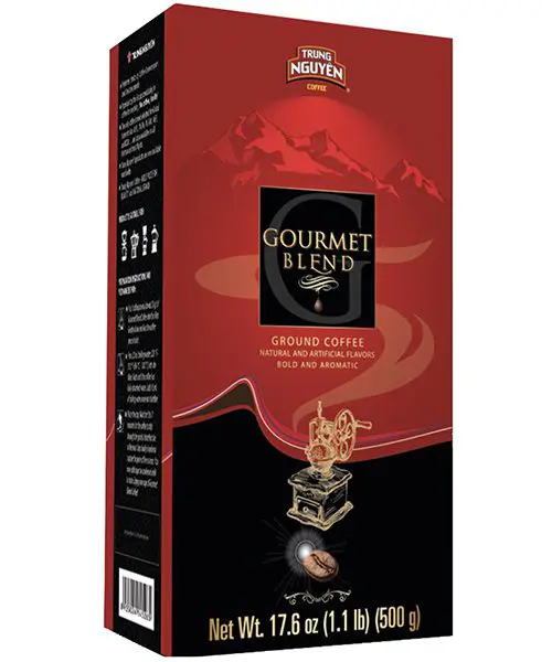Trung Nguyen Gourmet Blend Ground Coffee 500g