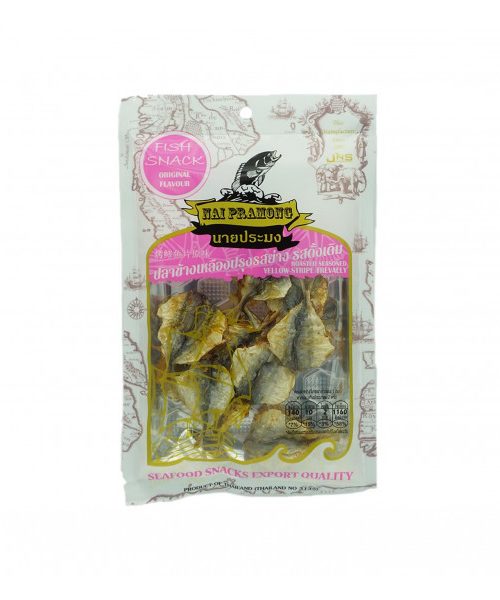 Nai Pramong Roasted Seasoned Yellow Stripe Trevally Original Flavour 40g