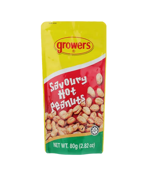 Growers Peanuts Savoury Hot 80g
