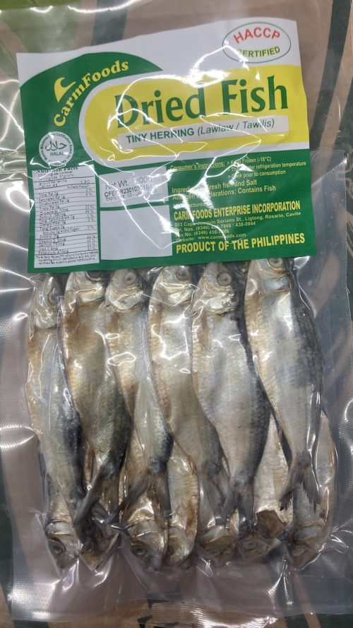 Tiny herring/lawlaw/tawilis 200g