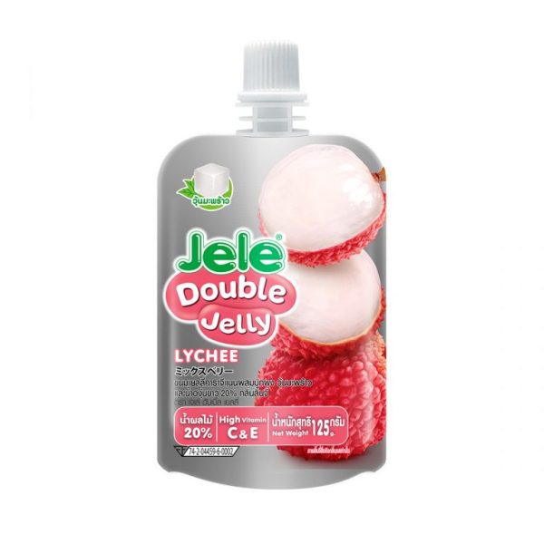 Jele Double Jelly Lychee Flavour 150g