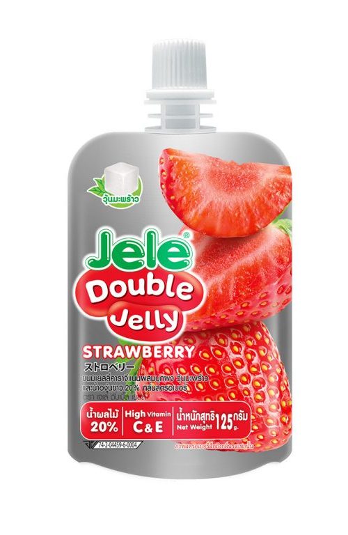 Jele Double Jelly Strawberry Flavour 125g