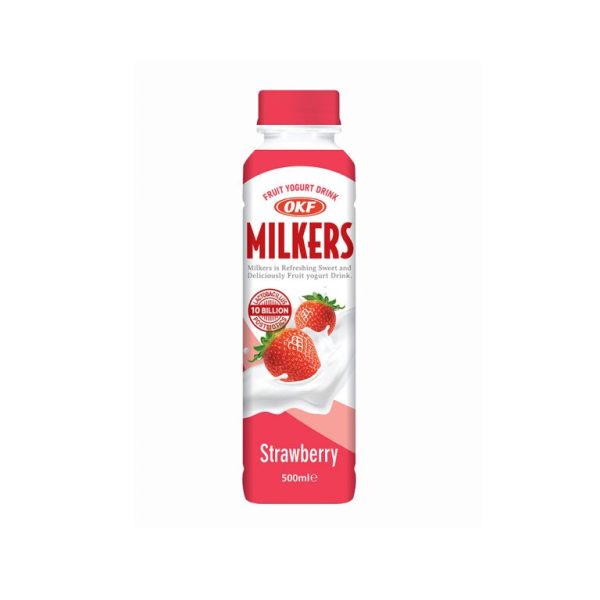 OKF Milkers Strawberry Flavour 500ml