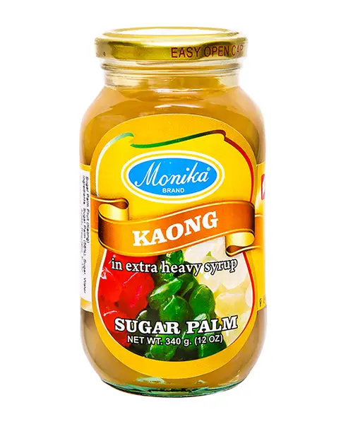 MPPFKW Monika Preserves Palm Fruit (Kaong) White 340g