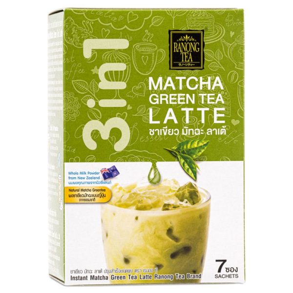 Ranong Tea Matcha Green Tea Latte Mix 7 x 23g
