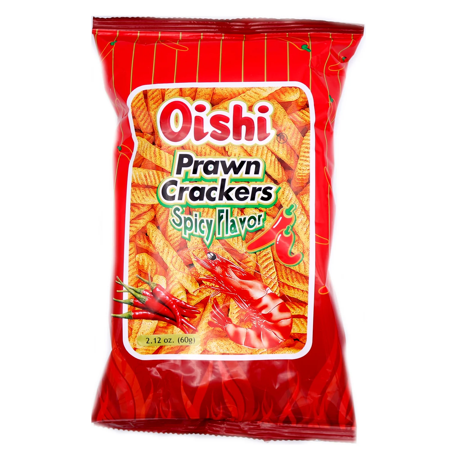 Oishi Shrimp Chips Spicy 60g Bahay Kubo