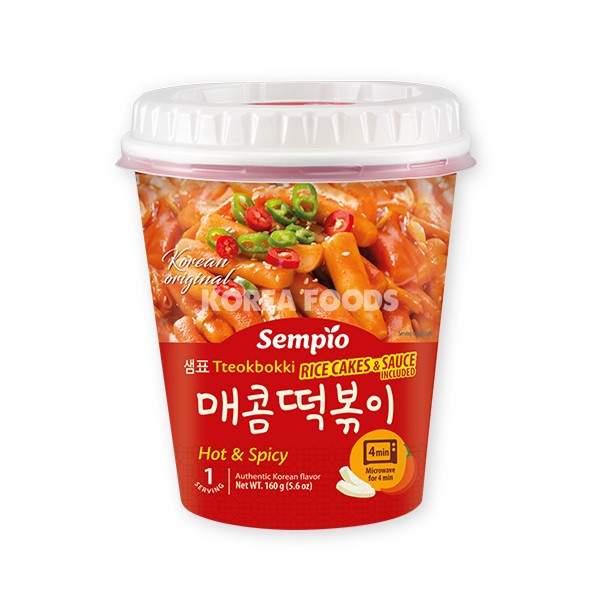 Sempio Instant Tteokbukki Hot & Spicy Cup 160g