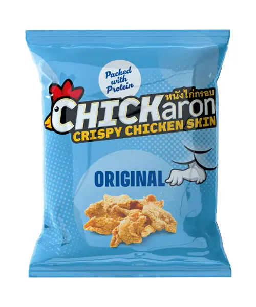 Chickaron Crispy Chicken Skin Original 40g