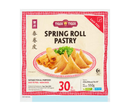 Tiger Tiger Spring Roll Pastry 10" x 10" 550g