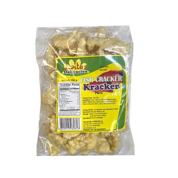 Lita Fish Cracker Plain 100g