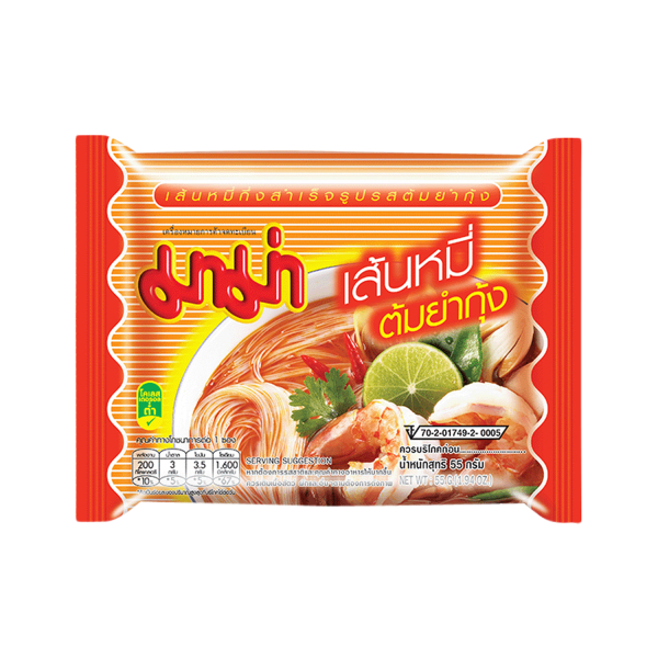 Mama Shrimp Tom Yum Goong-Mung Bean Vermicelli 40g