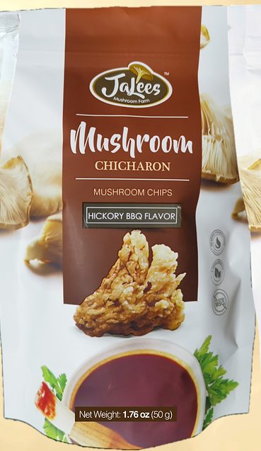 JMCBBQF Jalees Mushroom Chicharon BBQ Flavour 75g