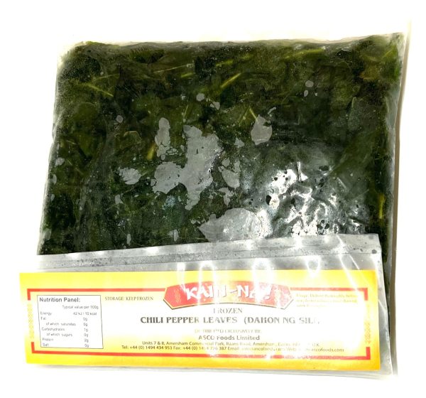 Kain-na! Frozen Chilli Pepper Leaves (Sili) 227g
