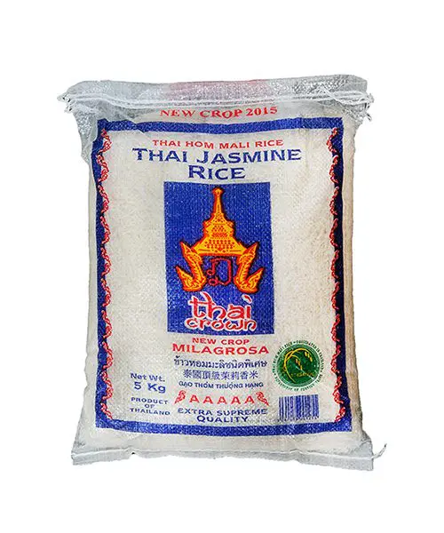 Thai Crown Thai Jasmine Milagrosa Fragrant Rice 5kg