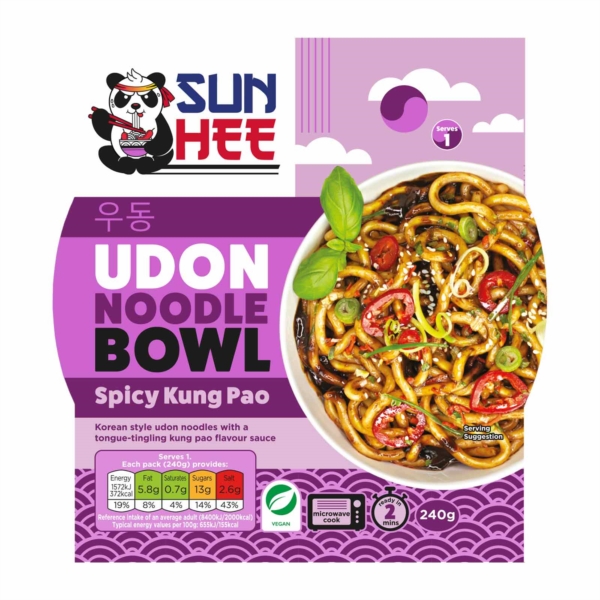 Sun Hee Spicy Kung Pao Udon Bowl 240g