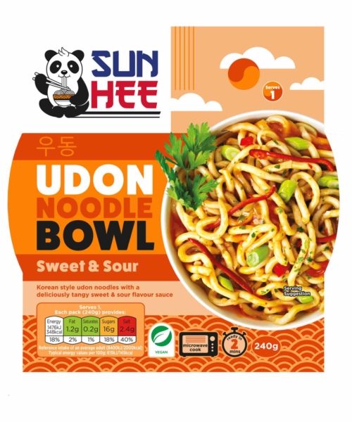 SHS&SUB Sun Hee Sweet & Sour Udon Bowl 240g