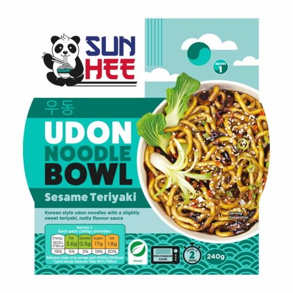 Sun Hee Sesame Teriyaki Udon Bowl 240g