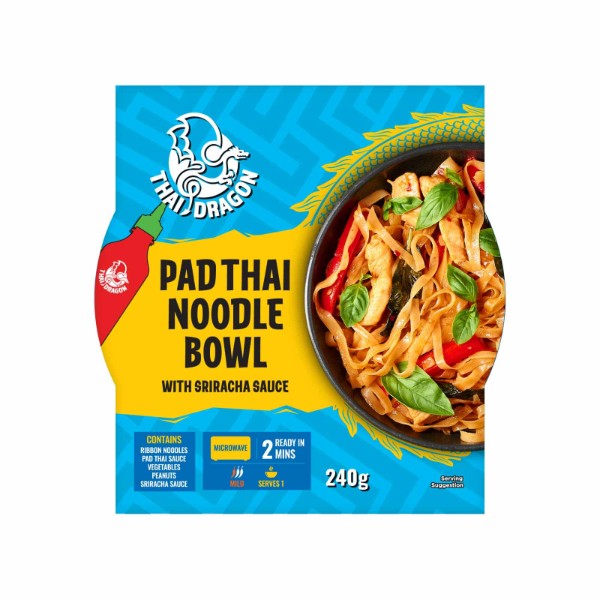 Thai Dragon Pad Thai & Sriracha Noodle Bowl  240g