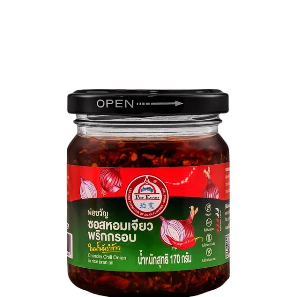 Por Kwan Crunchy Chilli Onion 170g