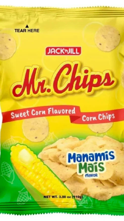 J&J Mr Chips Sweet Corn Snack 100g