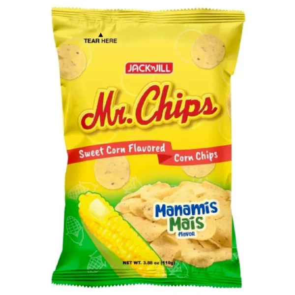 J&J Mr Chips Sweet Corn Snack 100g