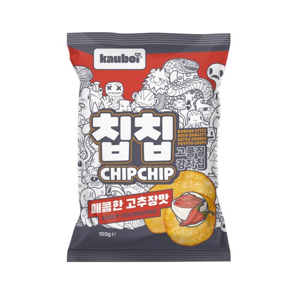 KAUBOI Chip Chip Spicy Gochujang flavour 100g