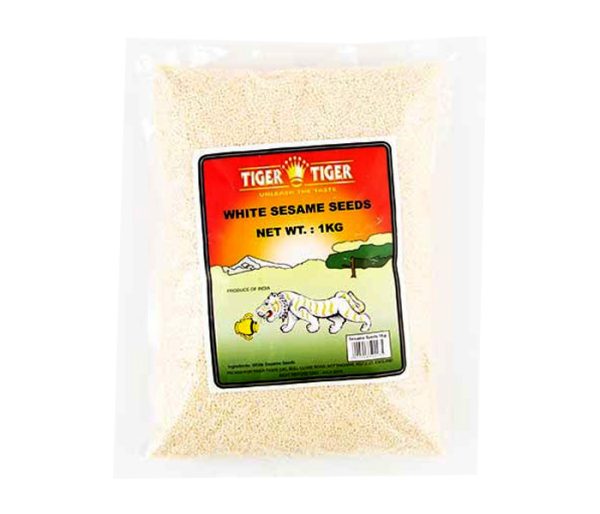 Tiger Tiger White Sesame Seeds 1kg