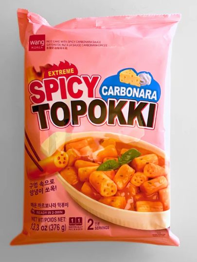Wang Rice Cake with Spicy Sauce (Carbonara Tteobokki) 376g
