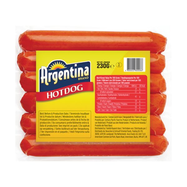 Argentina Frozen Hotdog 230g
