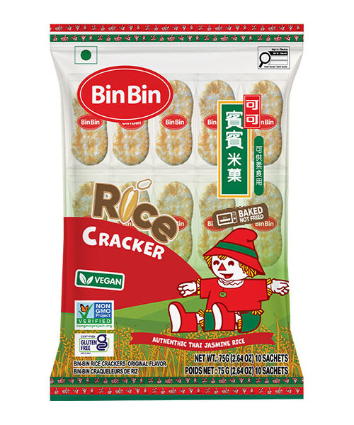 BIN BIN - RICE CRACKER ORIGINAL Small 75g